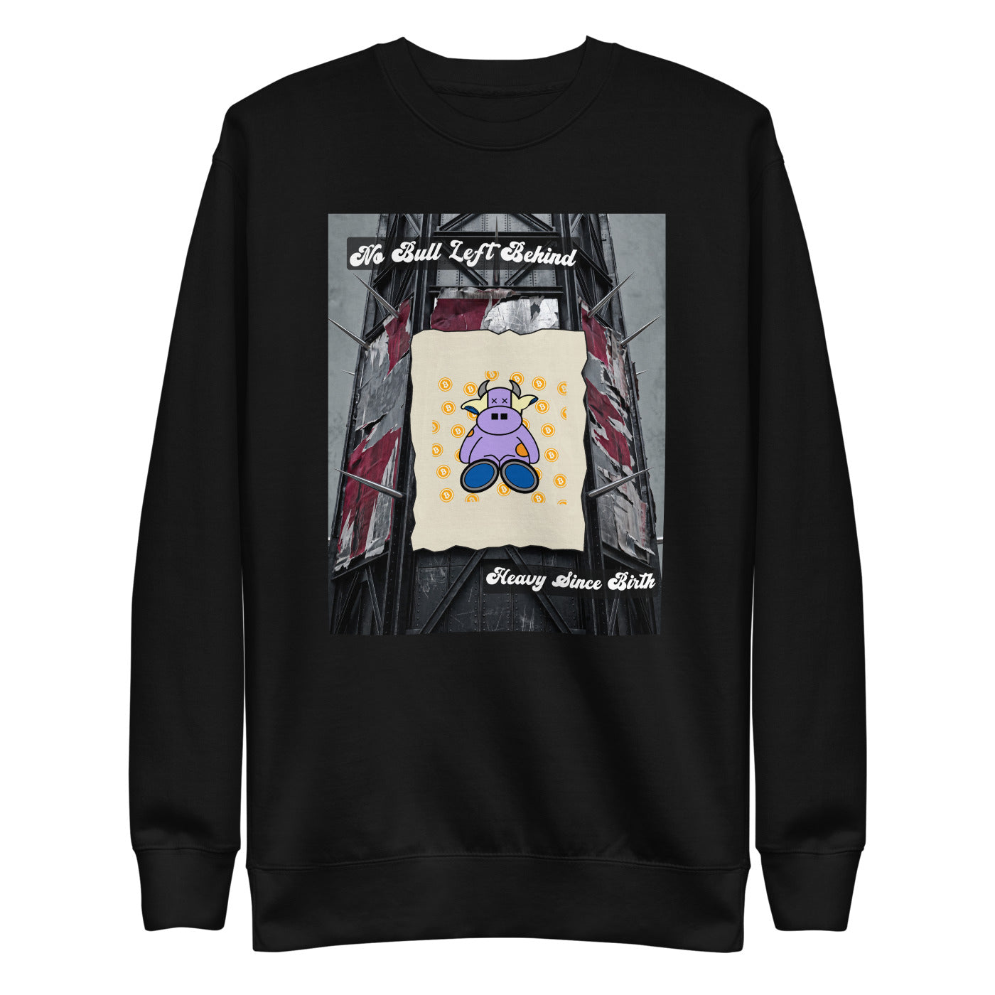 Pocket Cows Crewneck — No Bull Left — Design 07