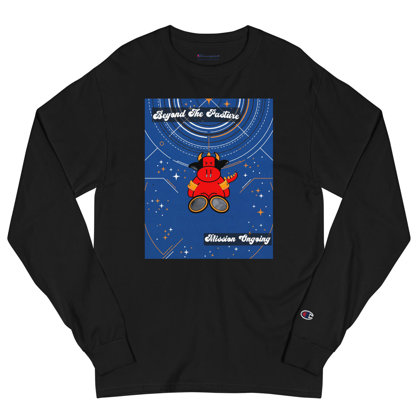 Pocket Cows Men’s Long Sleeve T-Shirt — Design 278