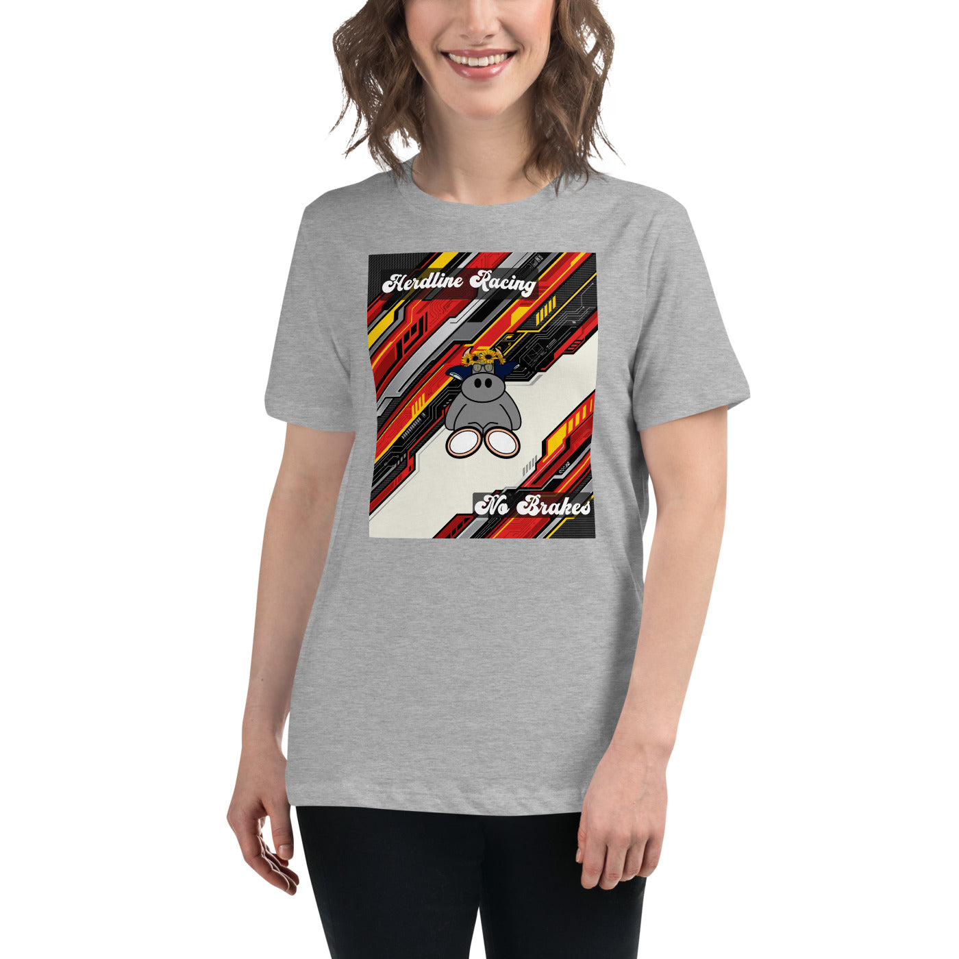 Pocket Cows Women's Relaxed T-Shirt — Design 263