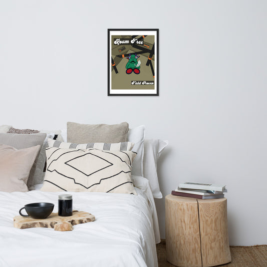 Pocket Cows Enhanced Matte Paper Framed Poster (in) — Built To Roam — Design 736