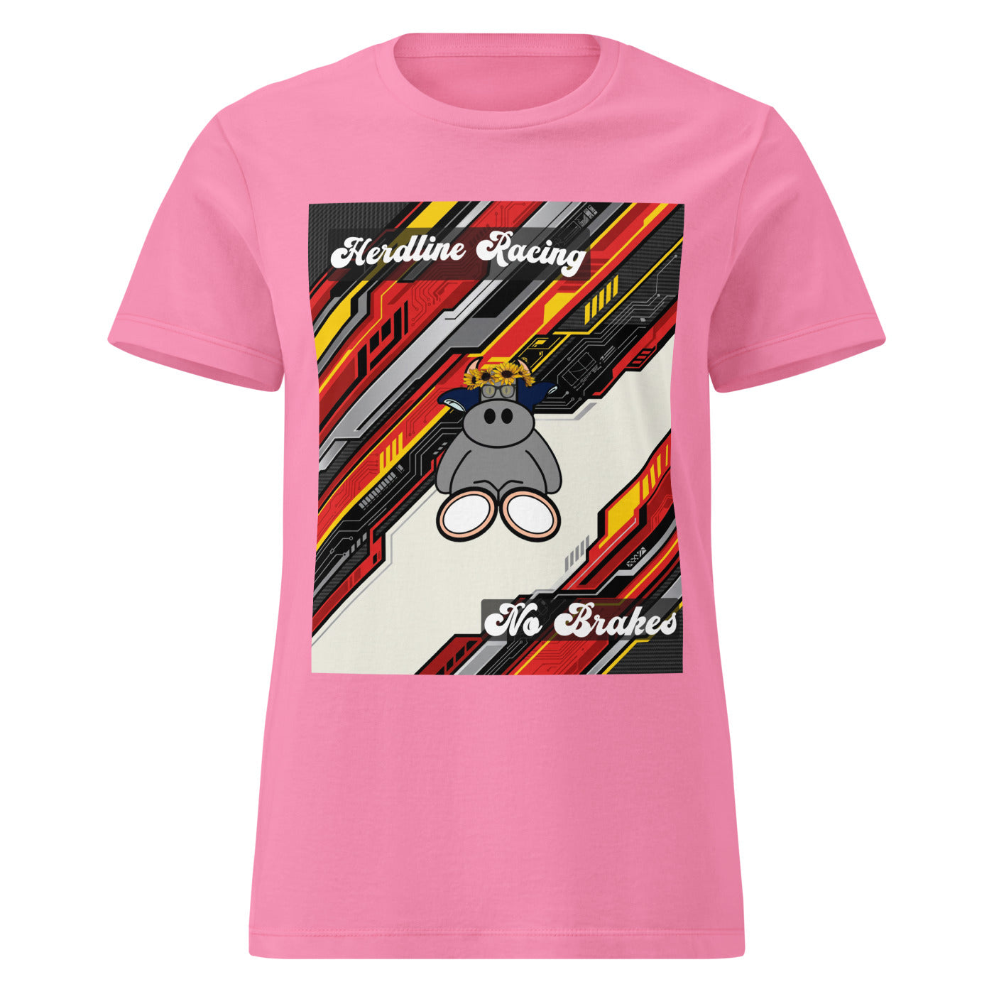 Pocket Cows Women's Softstyle T-Shirt — Design 263