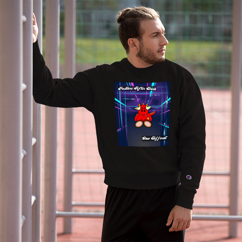 Pocket Cows Men’s Crewneck Sweatshirt — Design 273