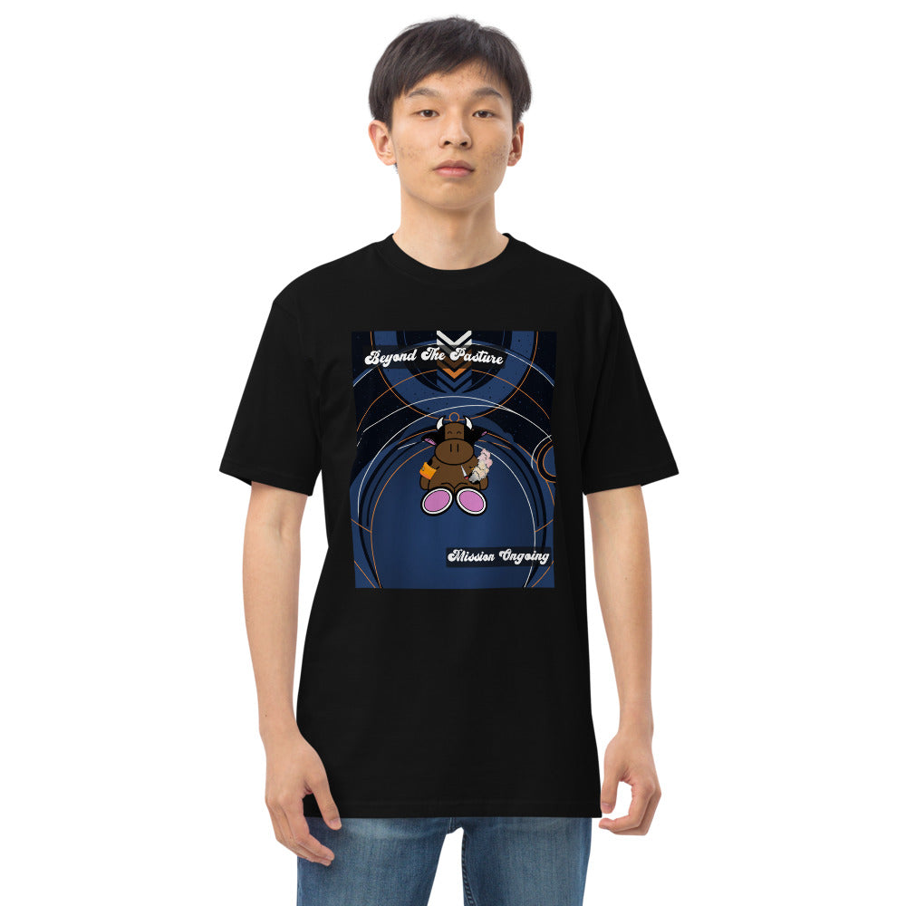Pocket Cows Heavyweight Tee — Orbit The Herd — Design 192
