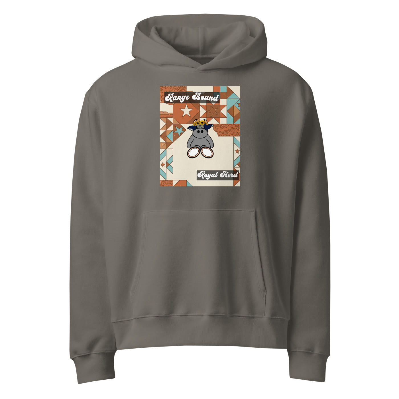 Pocket Cows Unisex Oversized Heavyweight Hoodie — Design 258