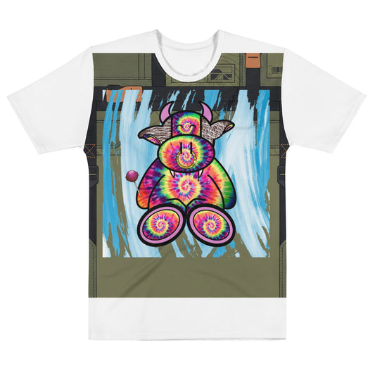 Pocket Cows All-Over Print Men’s Cotton Crew Neck T-Shirt — Built To Roam — Design 720
