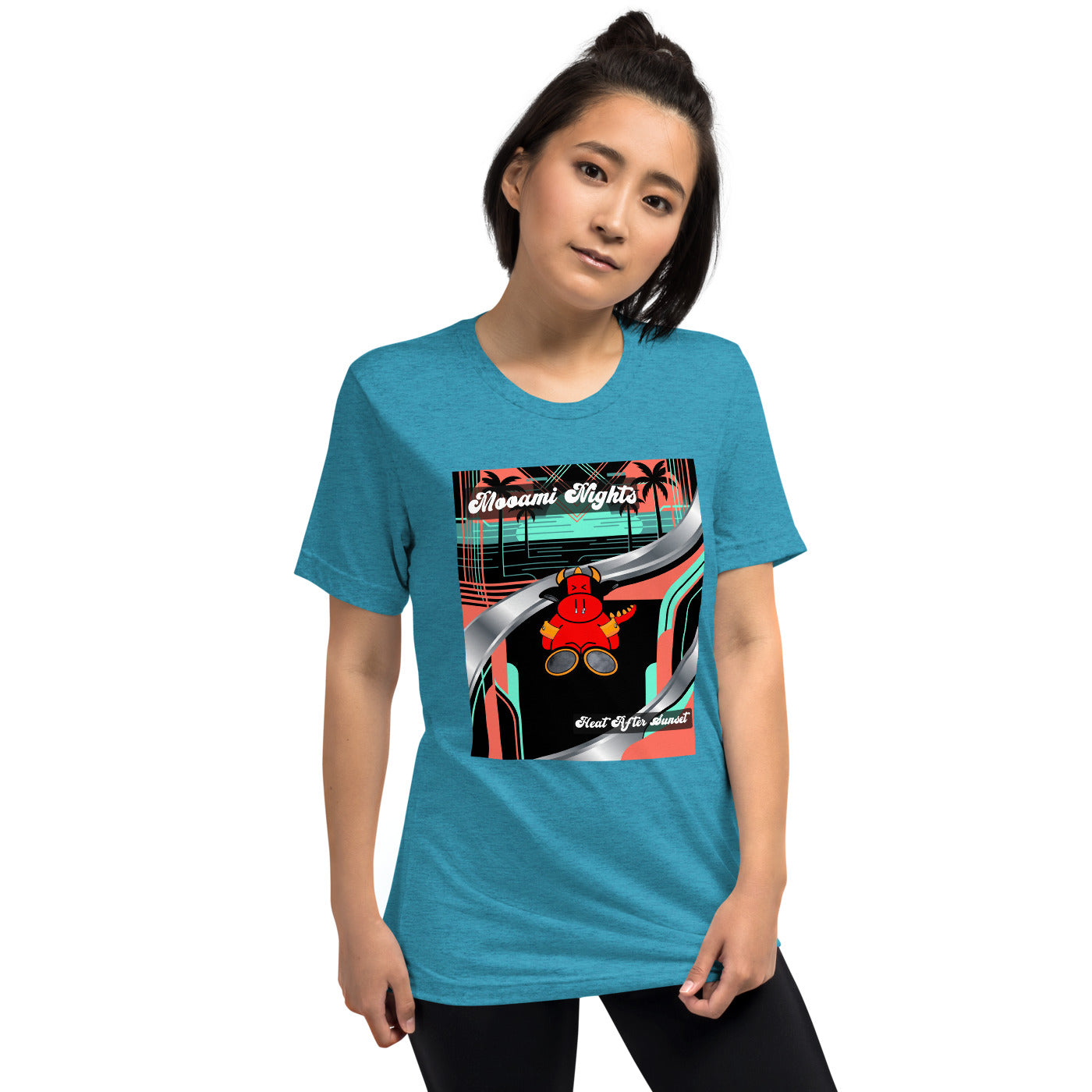 Pocket Cows Unisex Tri-Blend T-Shirt — Design 272