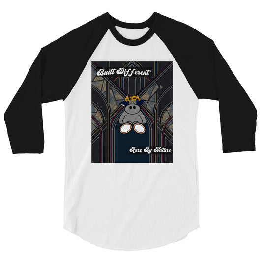 Pocket Cows Unisex 3/4 Sleeve Raglan Shirt — Design 269