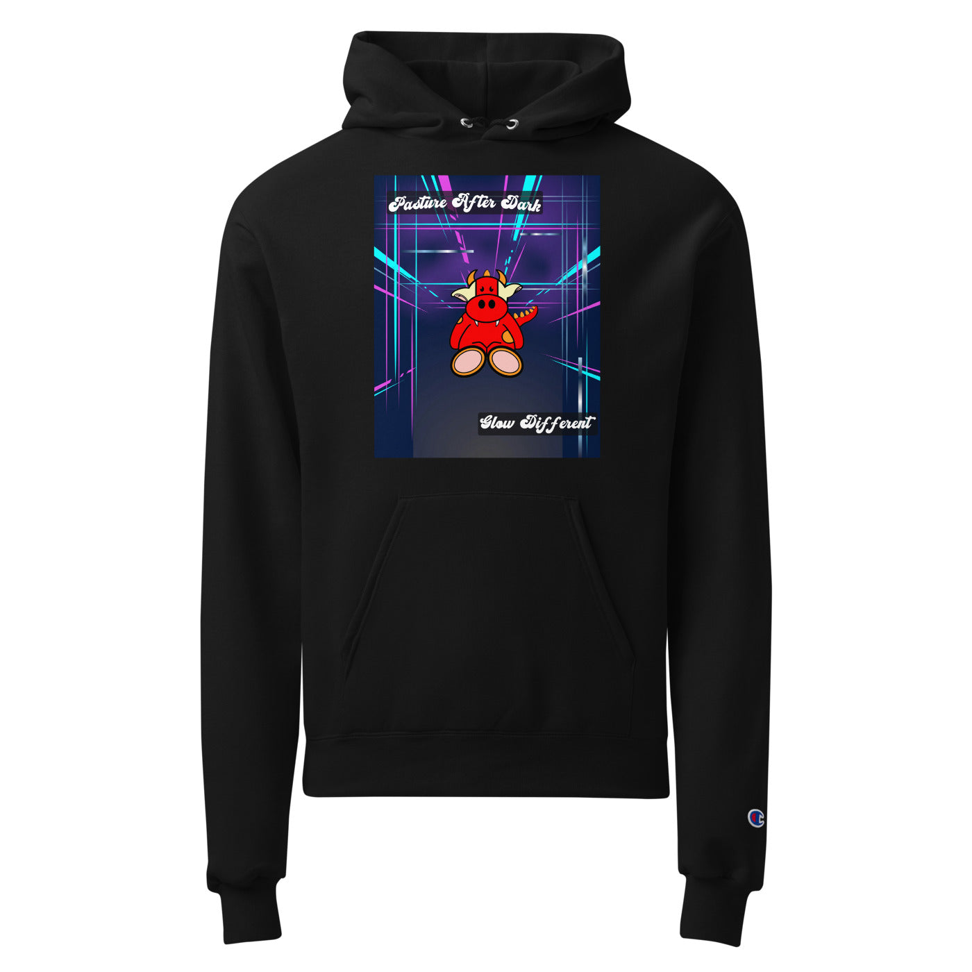 Pocket Cows Unisex Powerblend Hoodie — Design 273