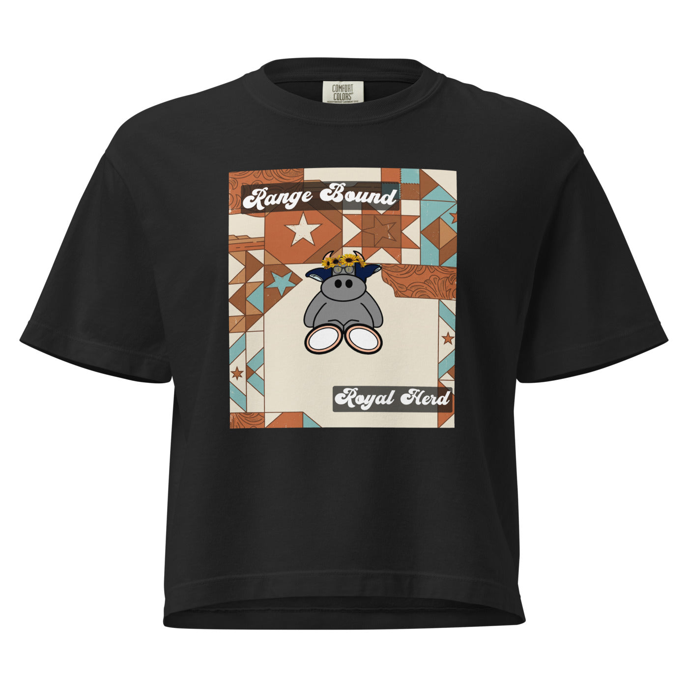 Pocket Cows Women's Heavyweight Boxy T-Shirt — Design 258
