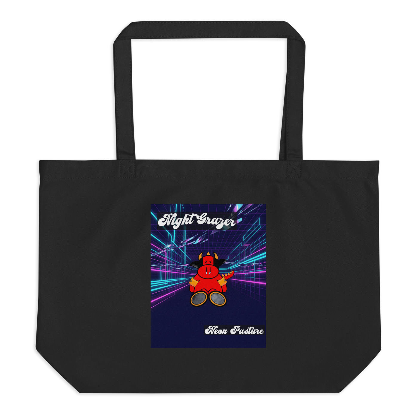 Pocket Cows Large Eco Tote — Design 250