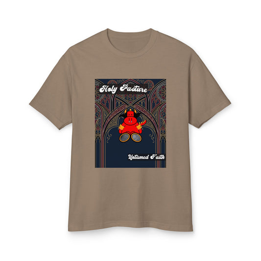 Pocket Cows Unisex Garment-Dyed Heavyweight Cotton Tee — Design 270