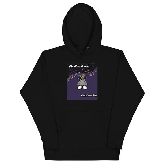 Pocket Cows Hoodie — Written In The Herd — Design 39