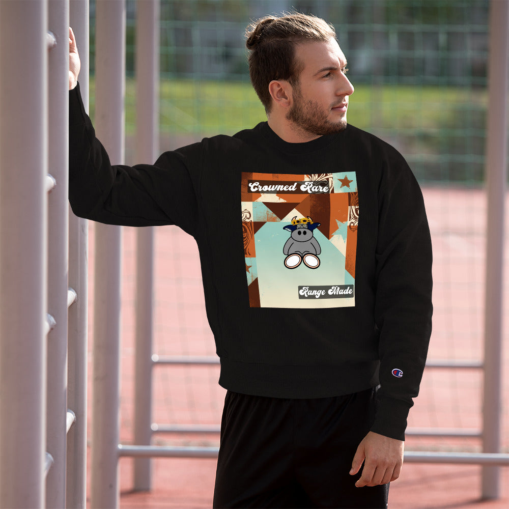 Pocket Cows Men’s Crewneck Sweatshirt — Design 260