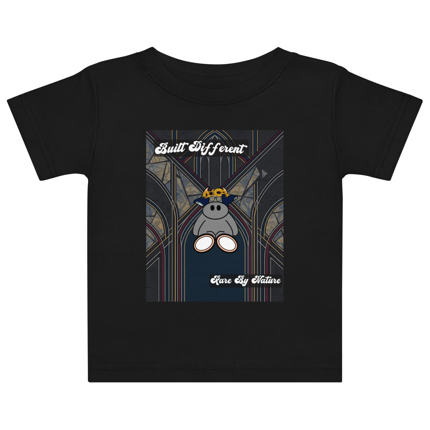 Pocket Cows Baby Jersey T-Shirt — Design 269