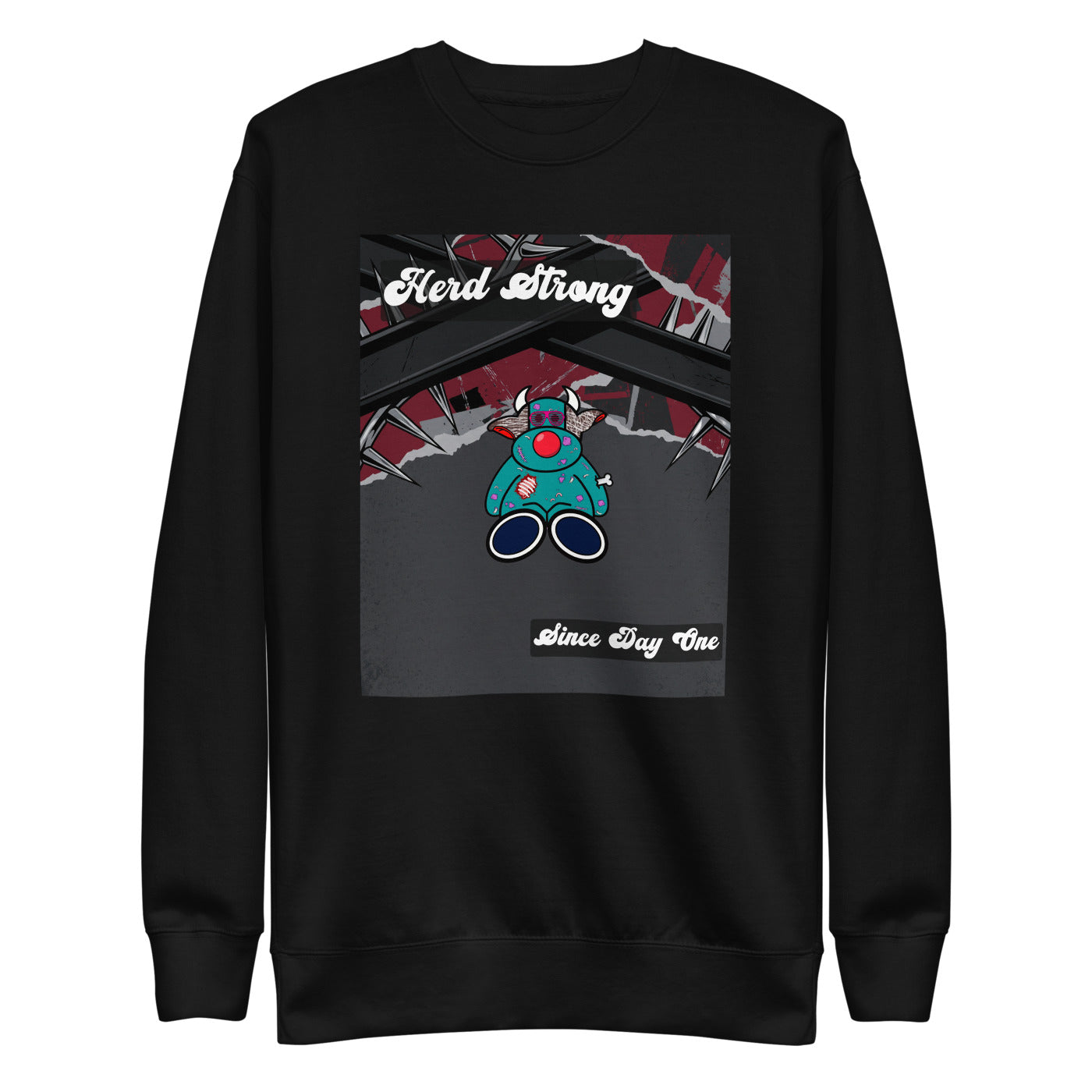 Pocket Cows Crewneck — No Bull Left — Design 815