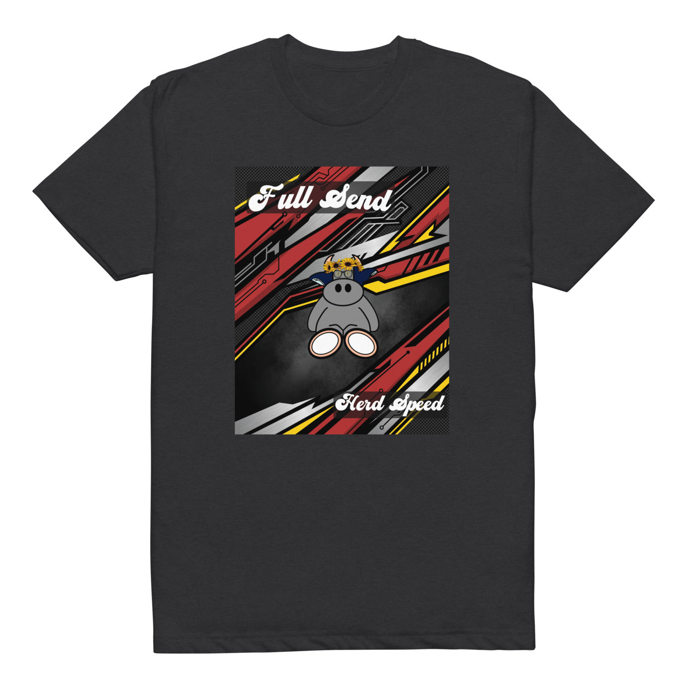 Pocket Cows Unisex CVC T-shirt — Design 265