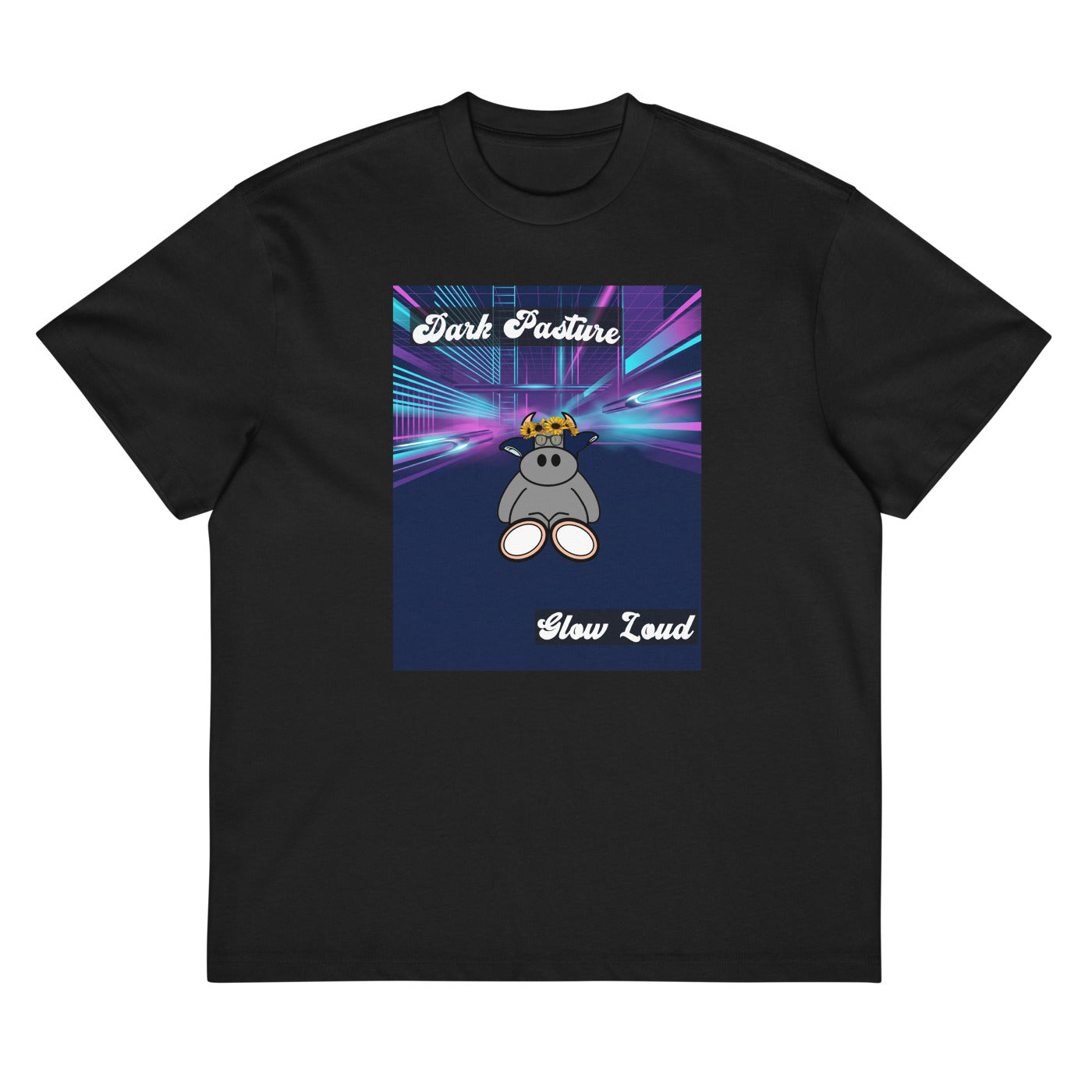 Pocket Cows Men's Box Tee — Design 255