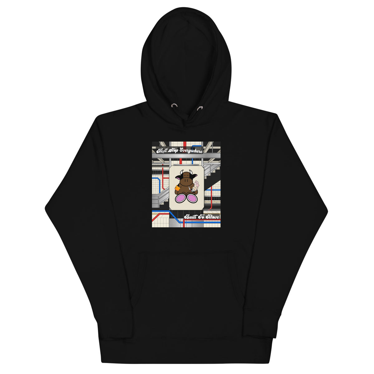Pocket Cows Hoodie — Move Different — Design 14