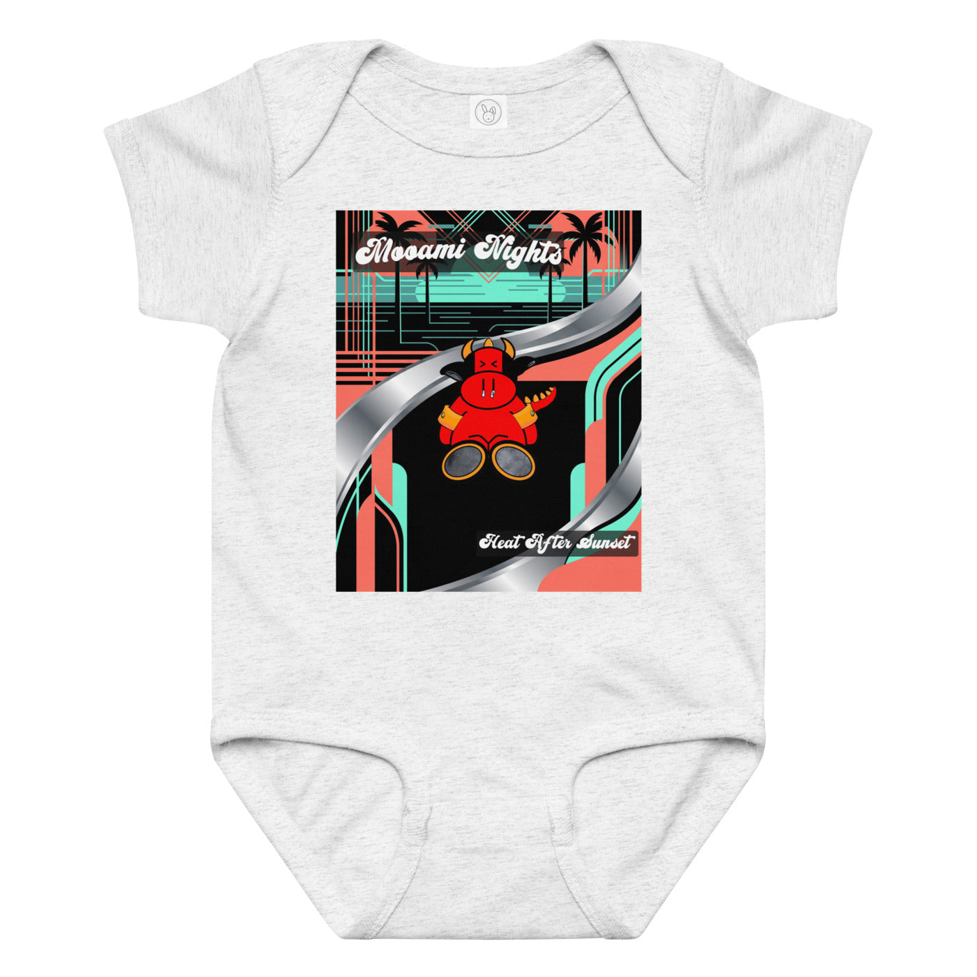 Pocket Cows Baby Jersey Bodysuit — Design 272