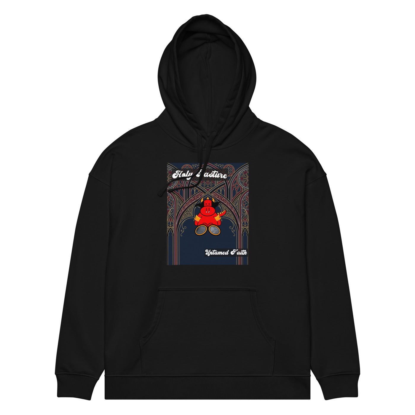 Pocket Cows Unisex Organic Relaxed Slammer 2.0 Hoodie — Design 270