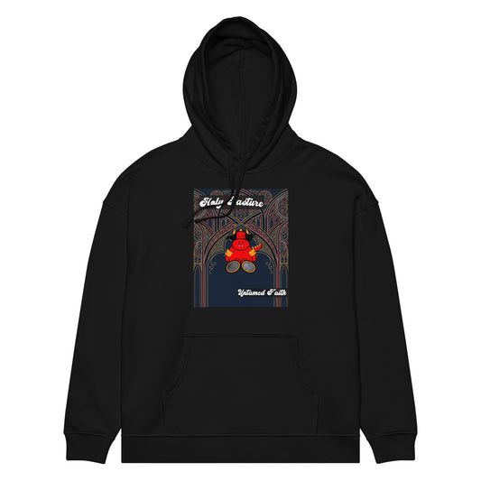 Pocket Cows Unisex Organic Relaxed Slammer 2.0 Hoodie — Design 270