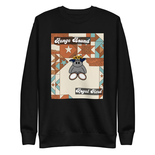 Pocket Cows Crewneck — Range Royalty — Design 258