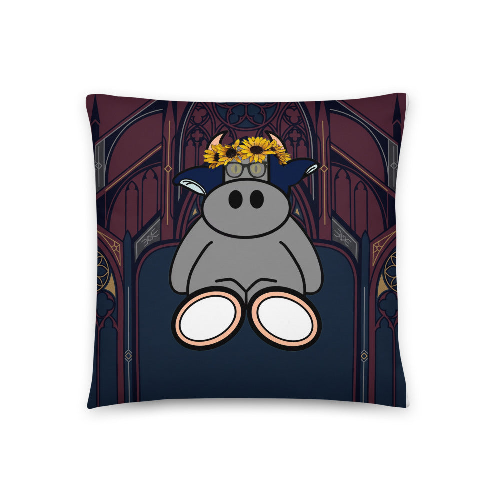 Pocket Cows All-Over Print Pillow — Sacred Herd — Design 271