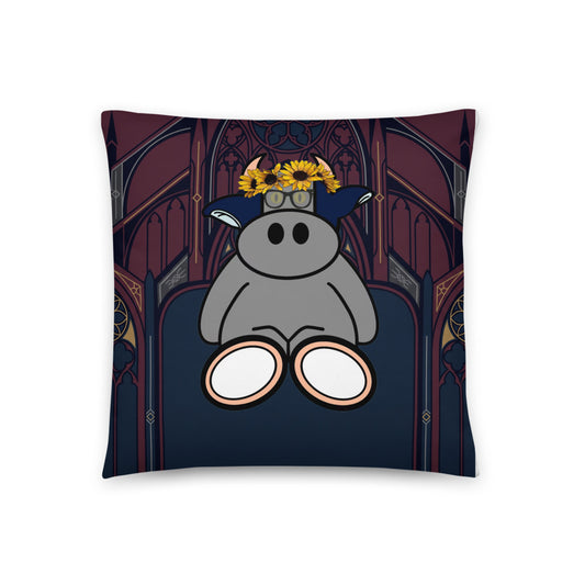 Pocket Cows All-Over Print Pillow — Sacred Herd — Design 271