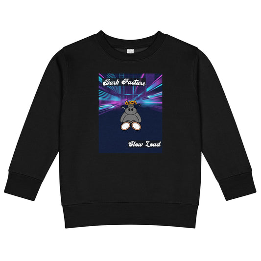 Pocket Cows Kids Crew Neck Sweatshirt — Design 255