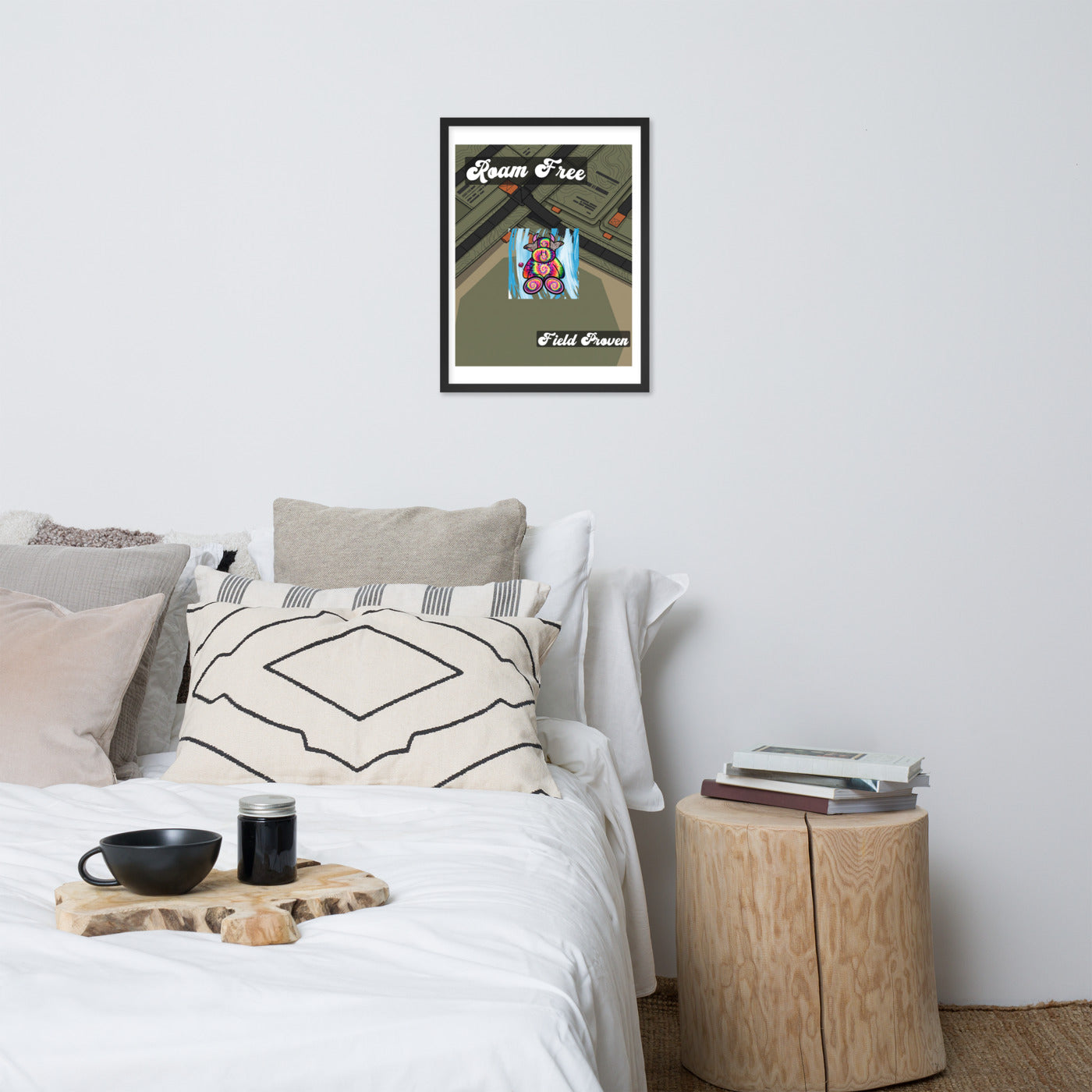 Pocket Cows Enhanced Matte Paper Framed Poster (in) — Built To Roam — Design 719
