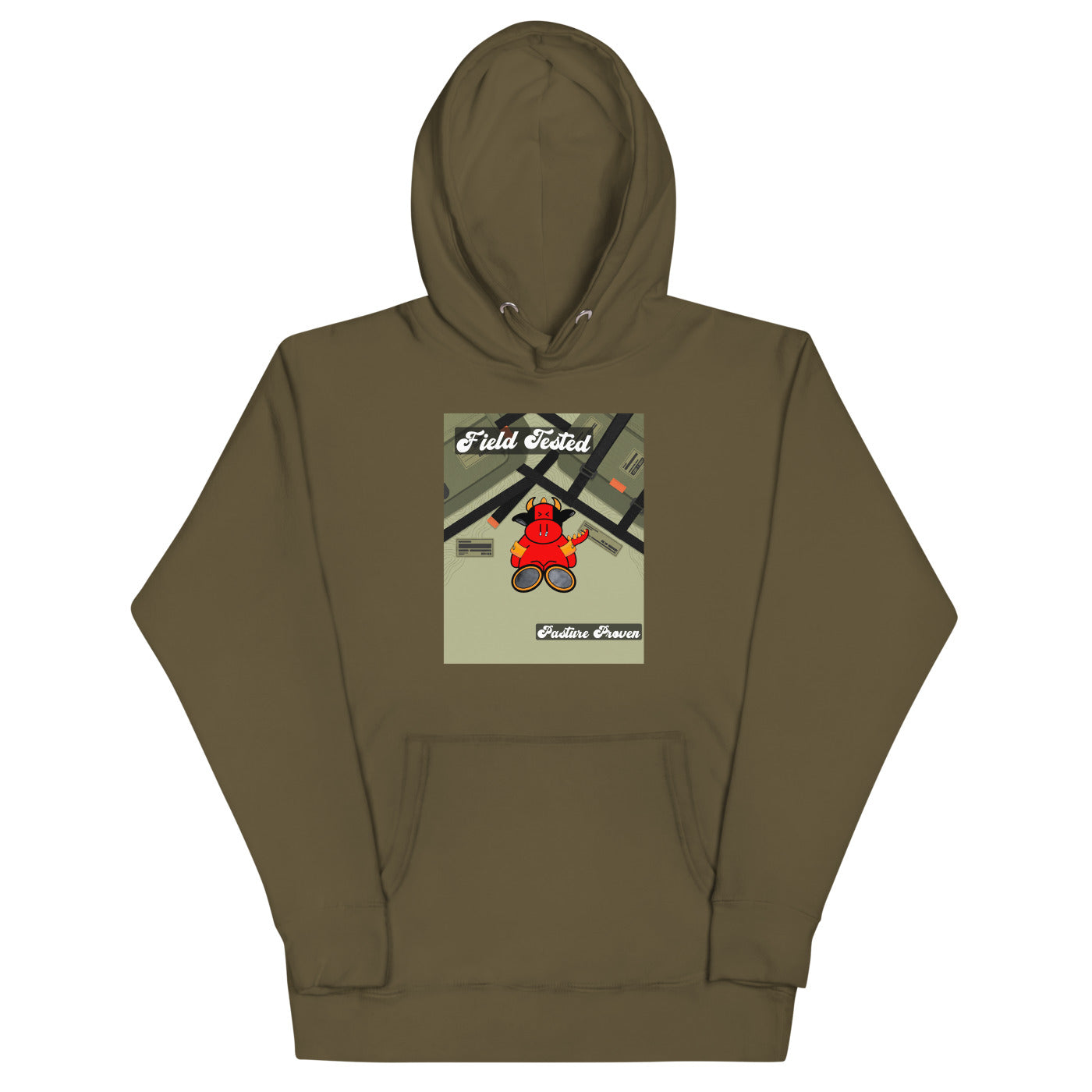 Pocket Cows Hoodie — Built To Roam — Design 29