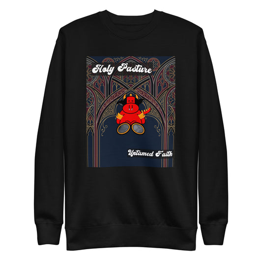 Pocket Cows Crewneck — Sacred Herd — Design 270