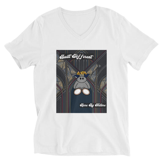 Pocket Cows Unisex V-Neck Tee — Design 269
