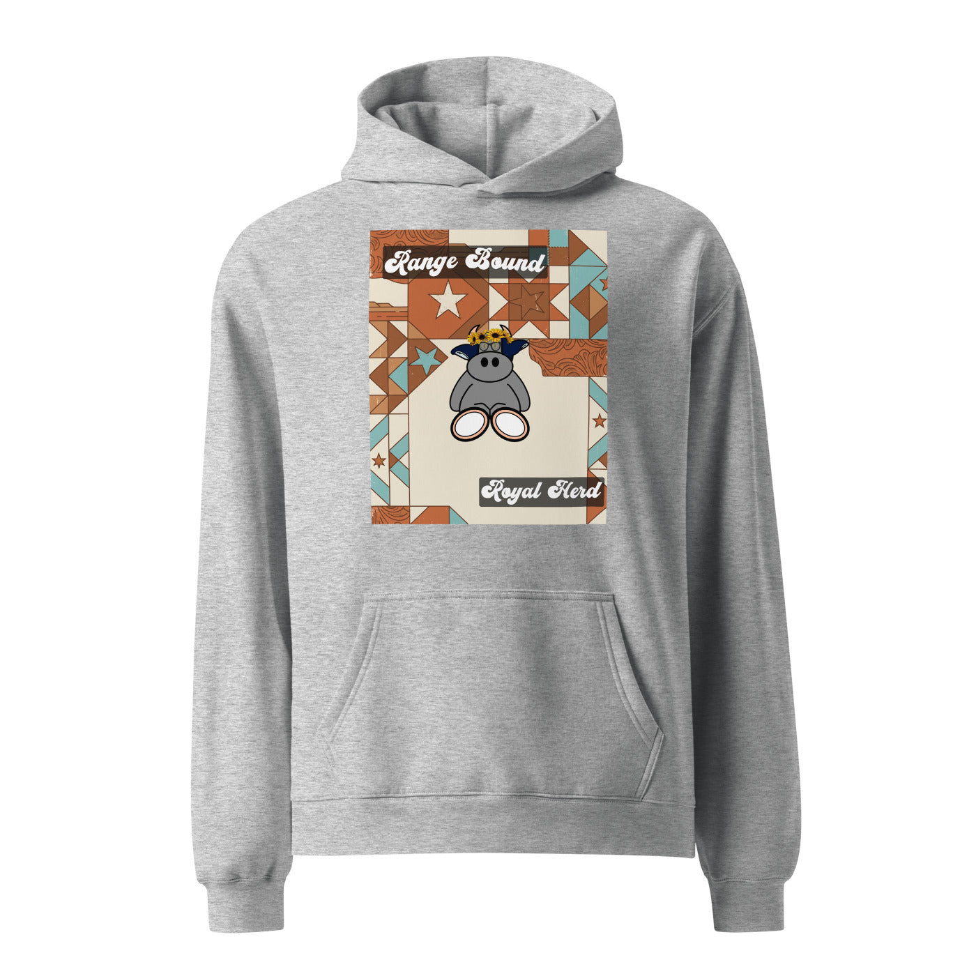 Pocket Cows Unisex Relax Hoodie — Design 258