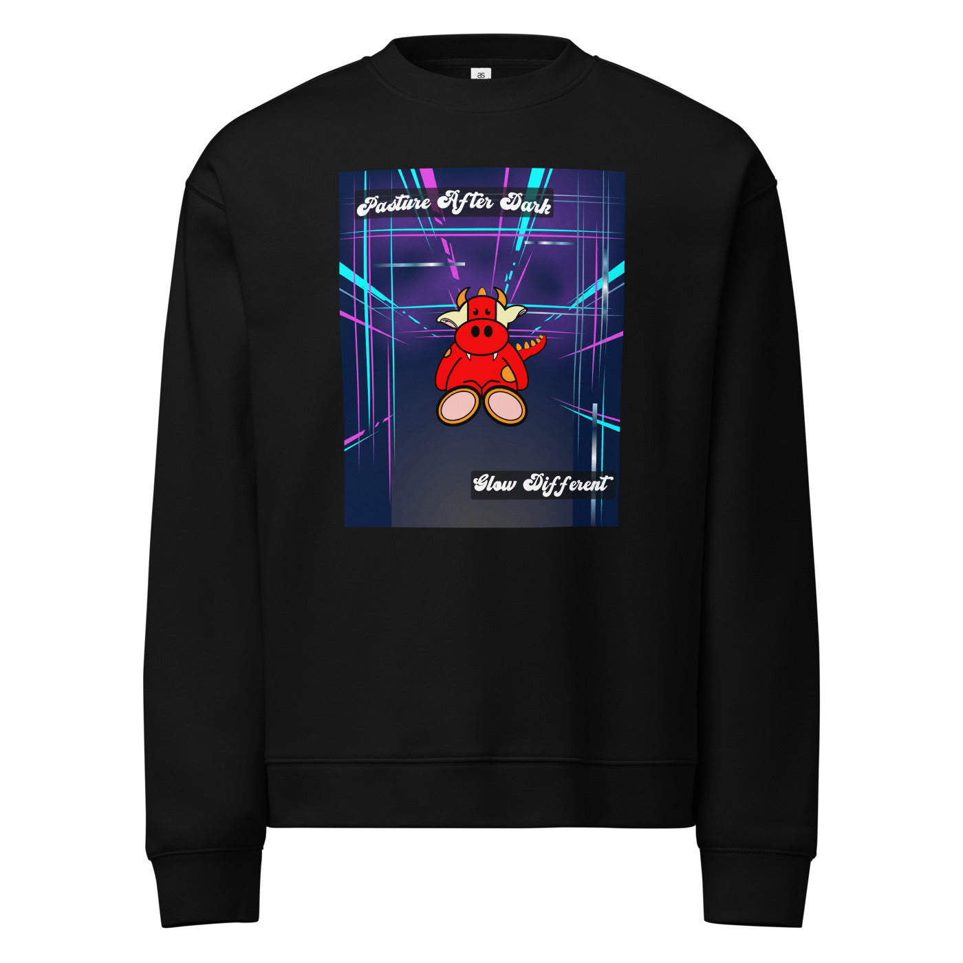 Pocket Cows Unisex Relax Crew Neck Sweatshirt — Design 273