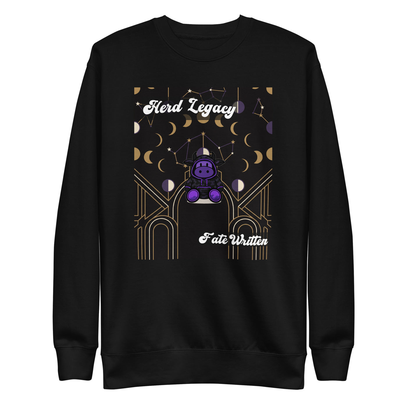 Pocket Cows Crewneck — Written In The Herd — Design 881