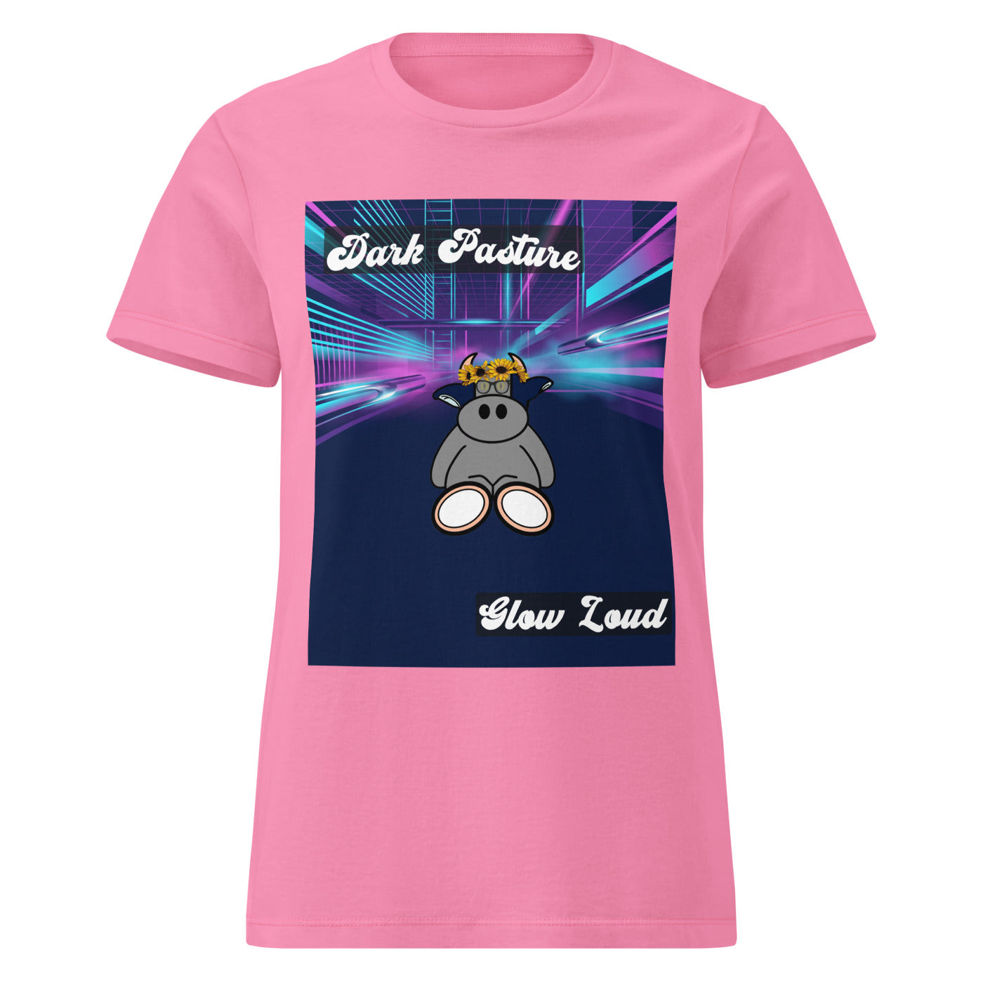 Pocket Cows Women's Softstyle T-Shirt — Design 255