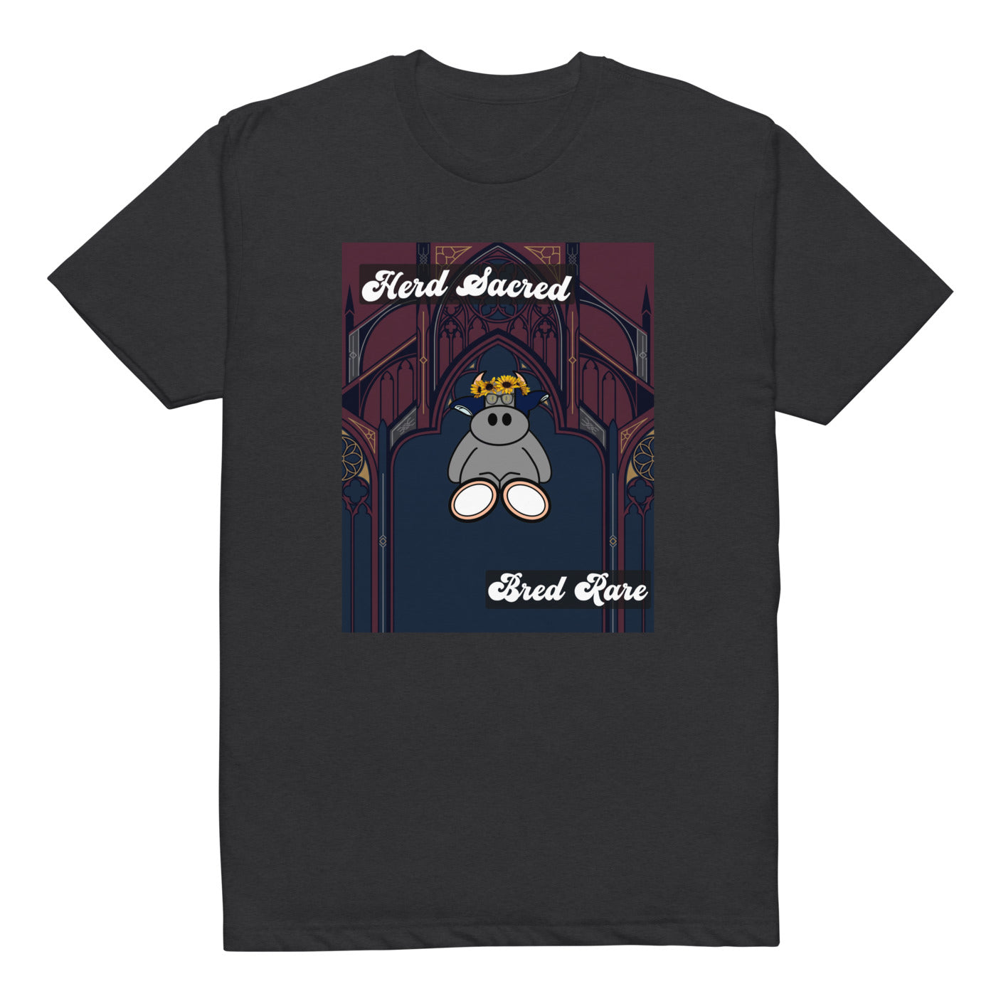 Pocket Cows Unisex CVC T-shirt — Design 271