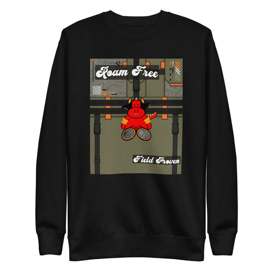 Pocket Cows Crewneck — Built To Roam — Design 300