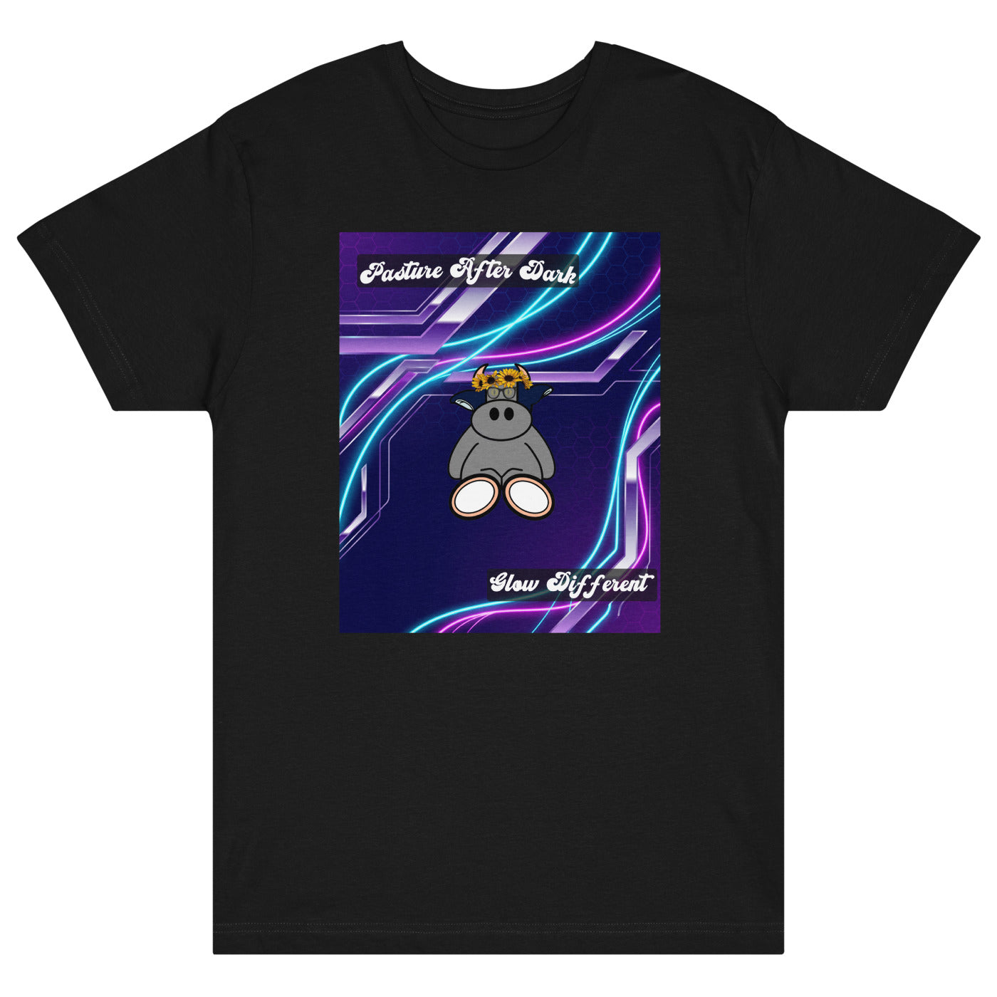 Pocket Cows Unisex Fine Jersey Tee — Design 251