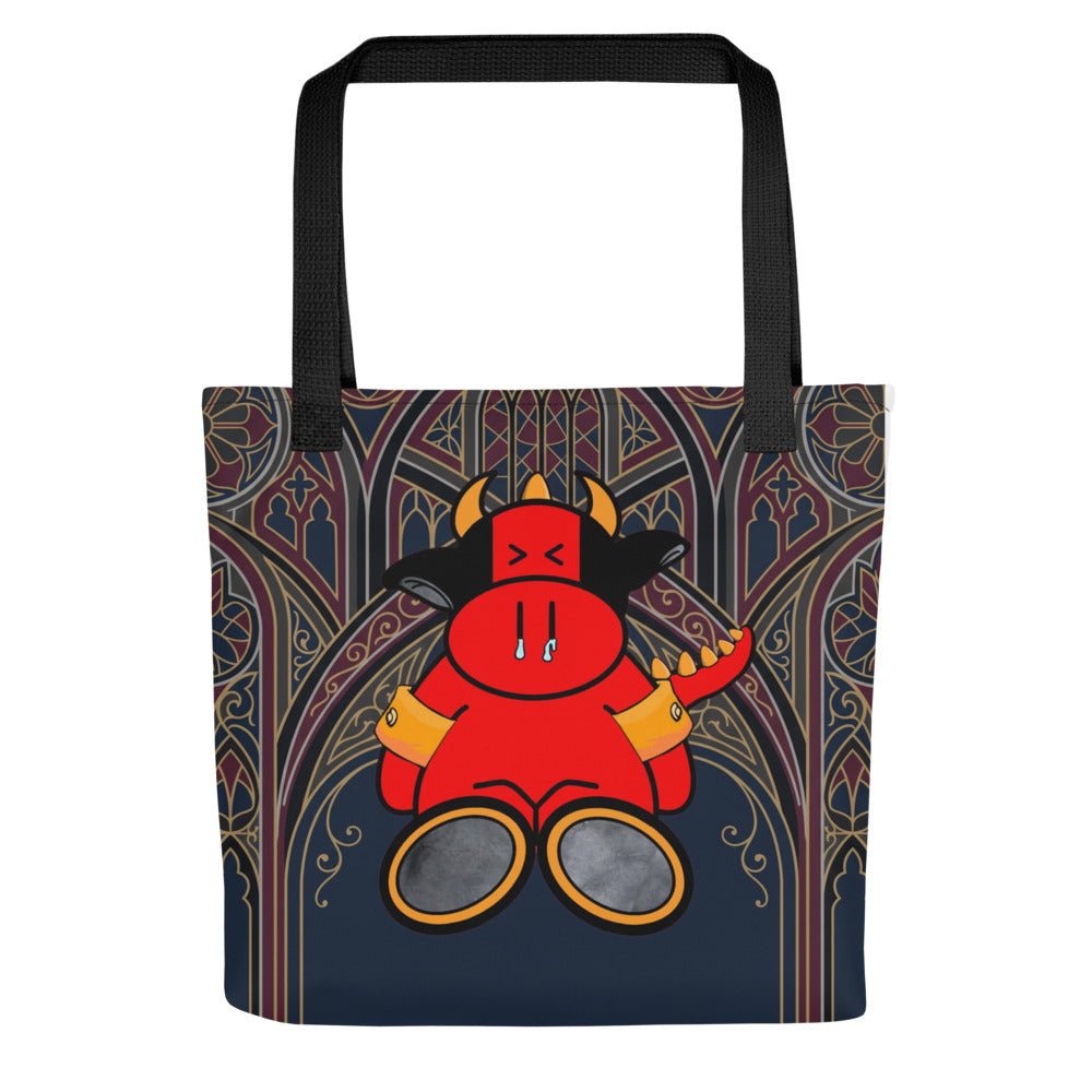 Pocket Cows All-Over Print Tote Bag — Sacred Herd — Design 270