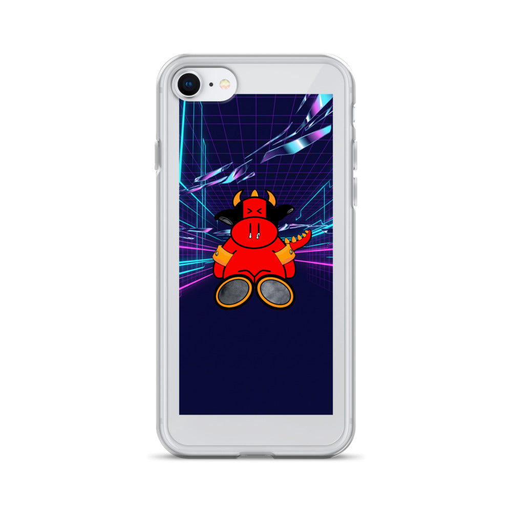 Pocket Cows Clear Case for iPhone® — After Hours — Design 250
