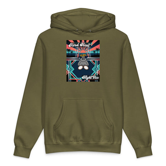 Pocket Cows Unisex Heavyweight Hooded Sweatshirt — Design 281