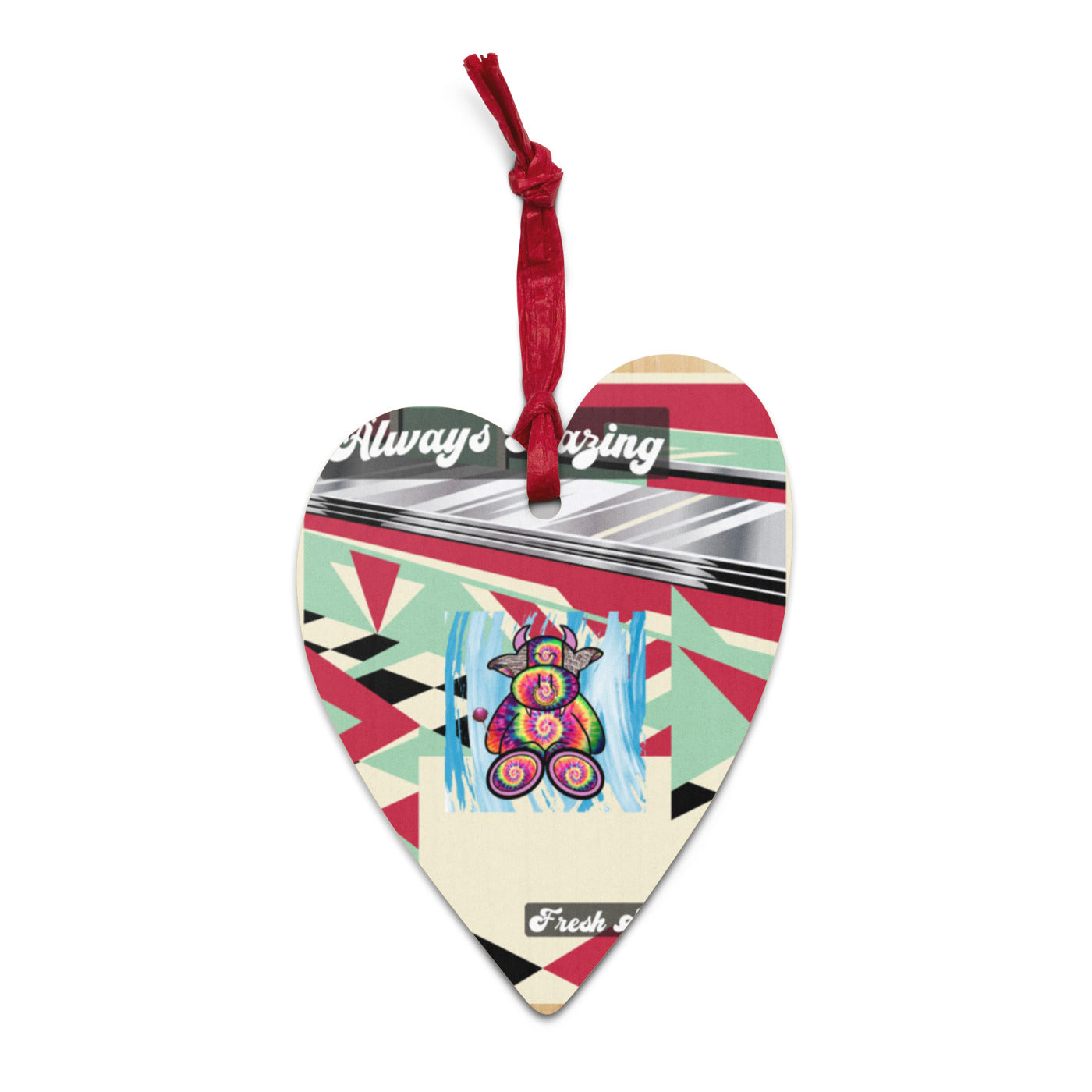 Pocket Cows Wooden Ornaments — Always Fresh — Design 716