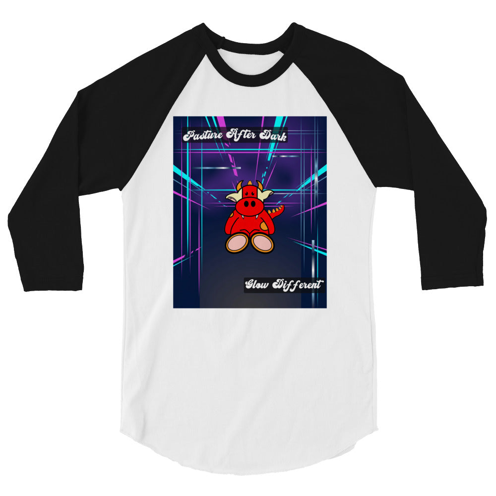 Pocket Cows Unisex 3/4 Sleeve Raglan Shirt — Design 273