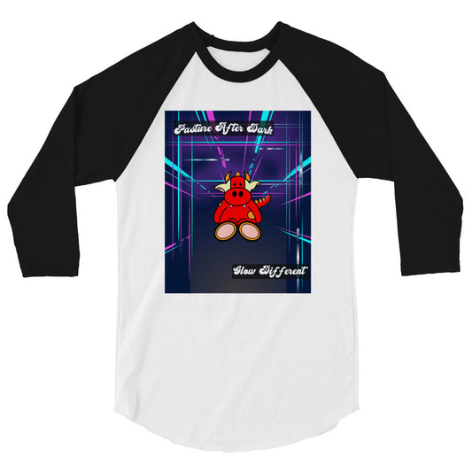 Pocket Cows Unisex 3/4 Sleeve Raglan Shirt — Design 273