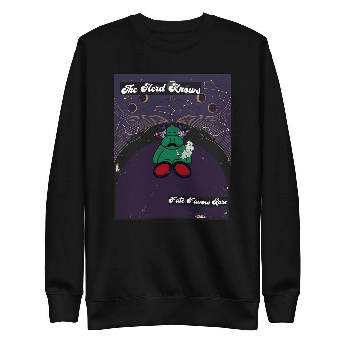 Pocket Cows Crewneck — Written In The Herd — Design 729