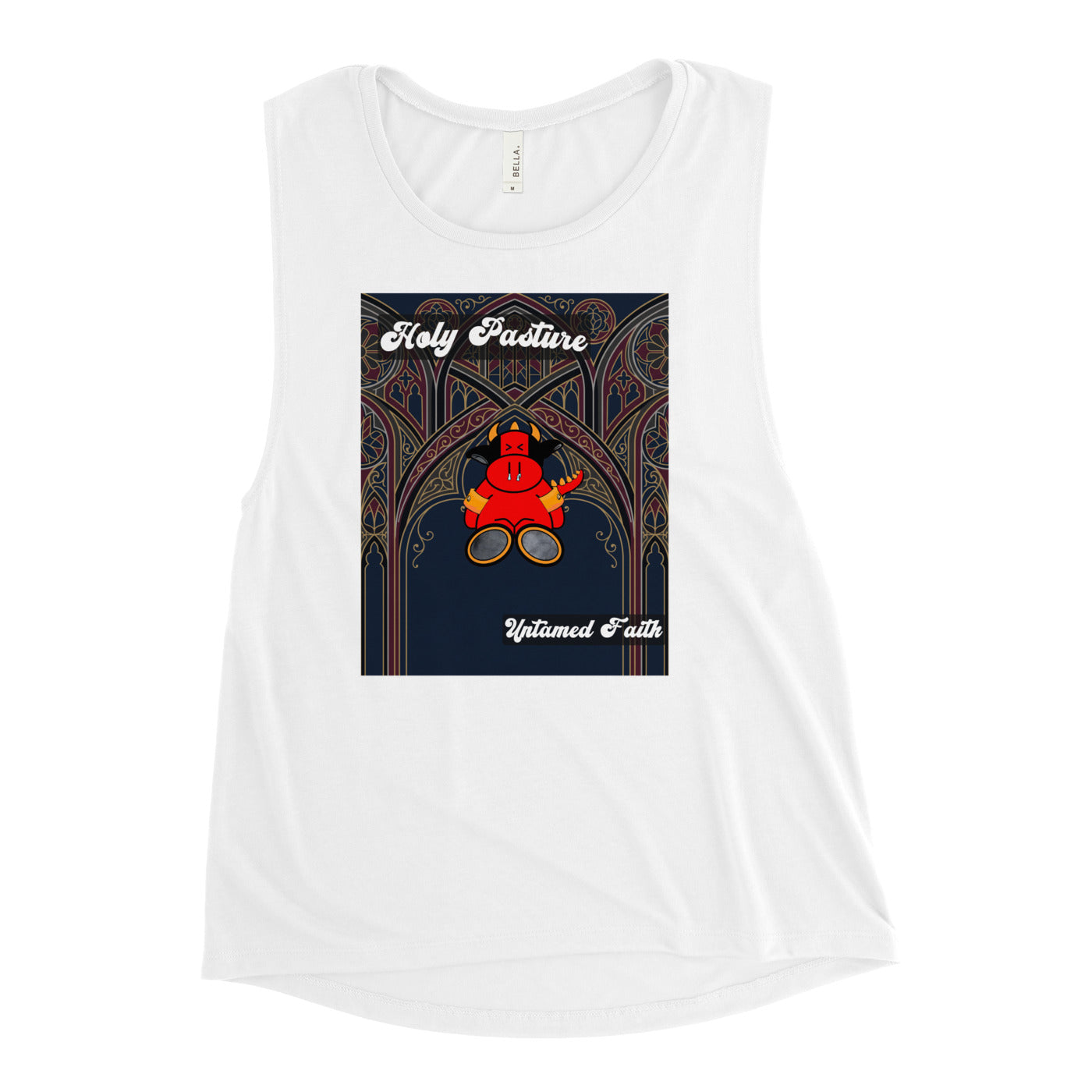 Pocket Cows Women's Muscle Tank — Design 270
