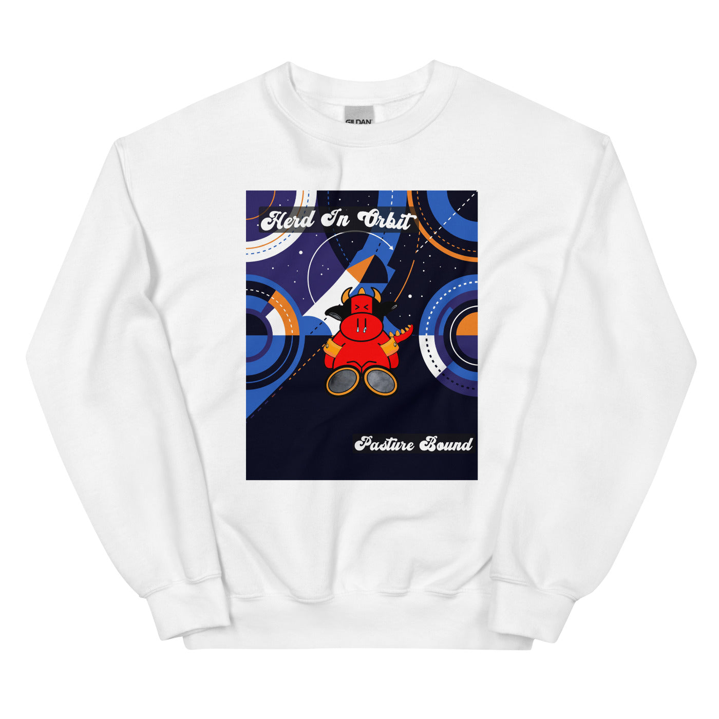 Pocket Cows Unisex Crew Neck Sweatshirt — Design 280