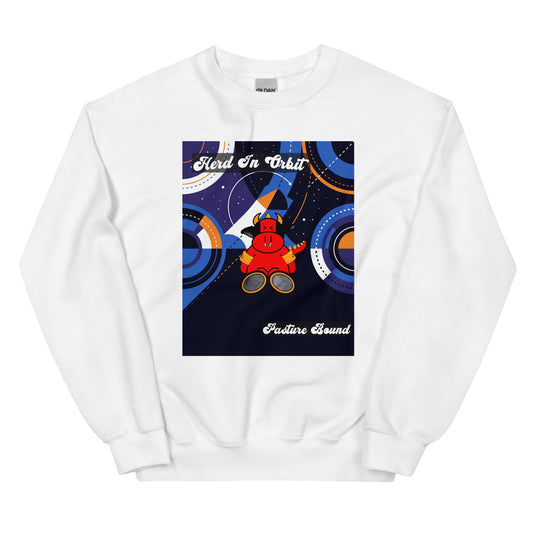 Pocket Cows Unisex Crew Neck Sweatshirt — Design 280